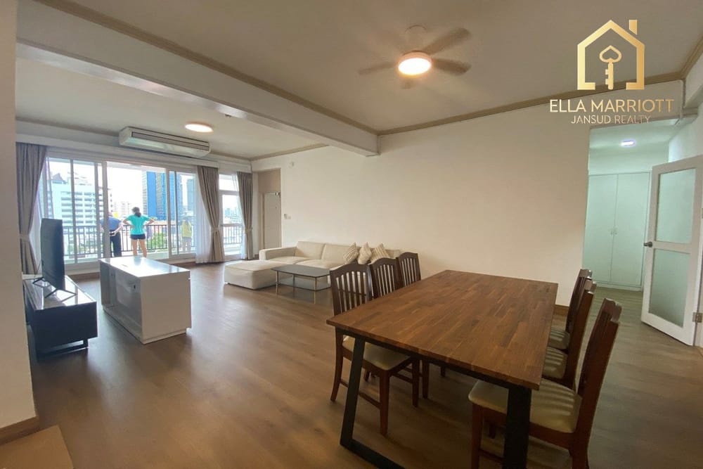 Zur Miete: Geräumige 3-Schlafzimmer-Wohnung in Sukhumvit 55 3
