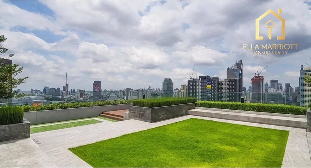 30m² Loft mit hohen Decken im Chewathai Asoke zu verkaufen | 9 Min. Fußweg zur MRT Phra Ram 9 10