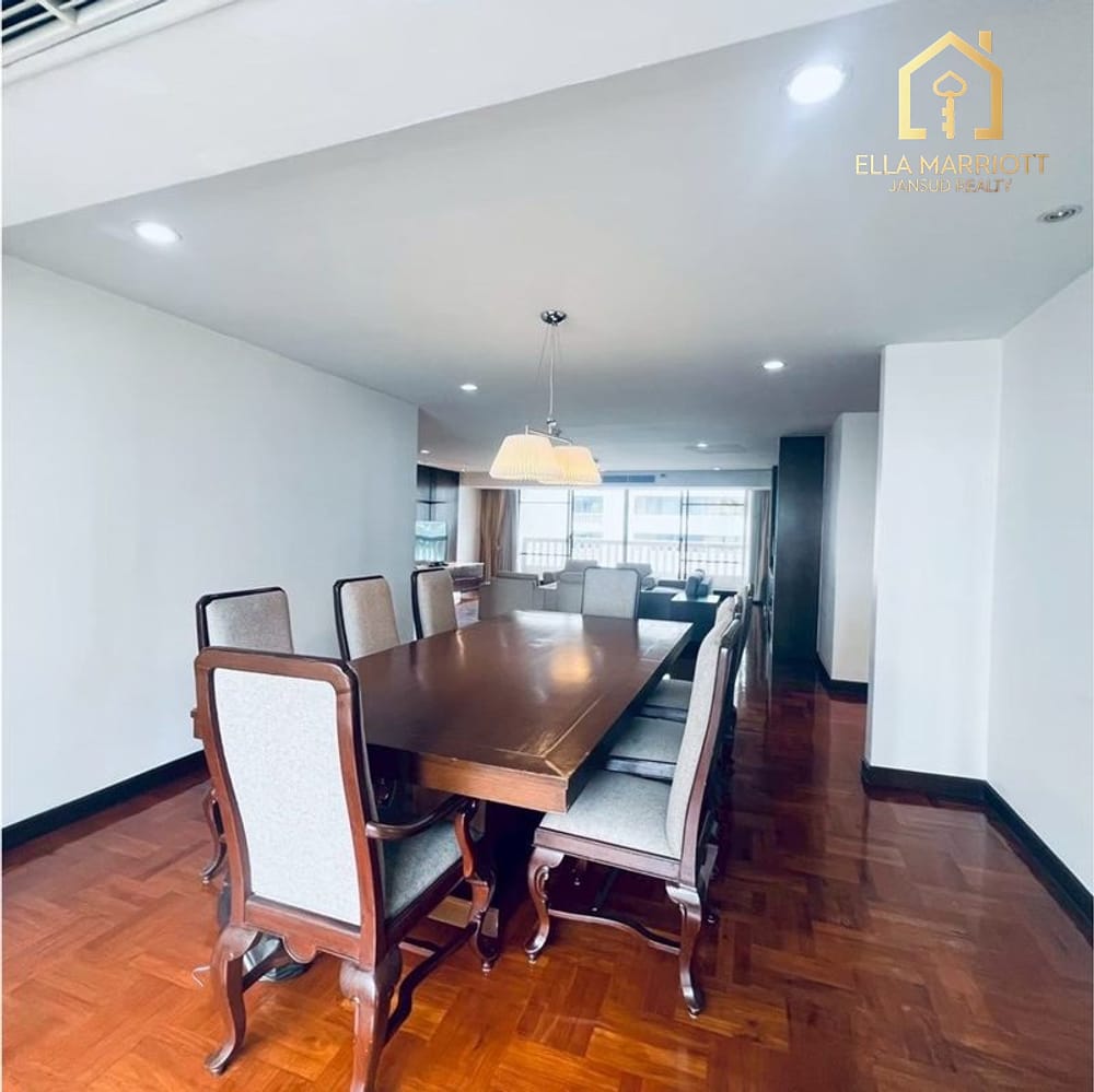 3 Schlafzimmer, 3 Bäder, haustierfreundliche Mietwohnung, 280m², in Sukhumvit 24 – Miete 105.000 2