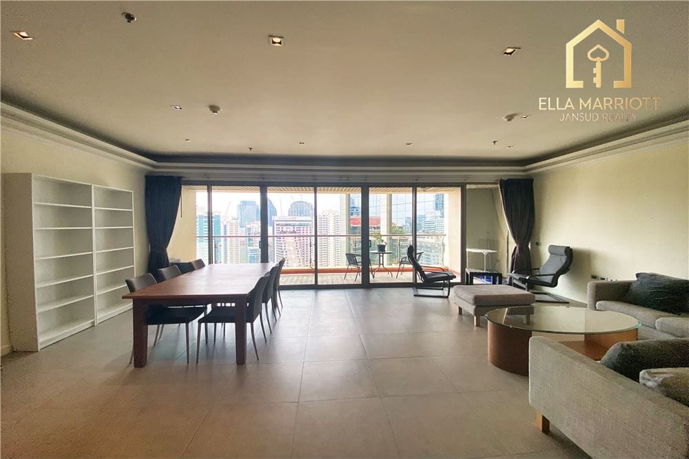 Renovierte 2 SZ, 2 Bäder Eigentumswohnung zur Miete in Asoke - 176 m² | Haustierfreundlich | 90.000 THB | 5 Min. zur BTS Asok 2