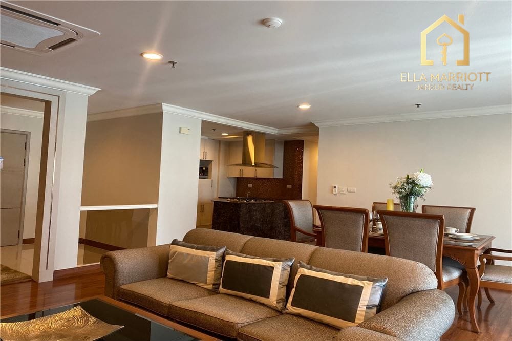 Renovated 3BR Condo for Rent at Sukhumvit 23 - 180sqm, Pet-Friendly, 95K 2