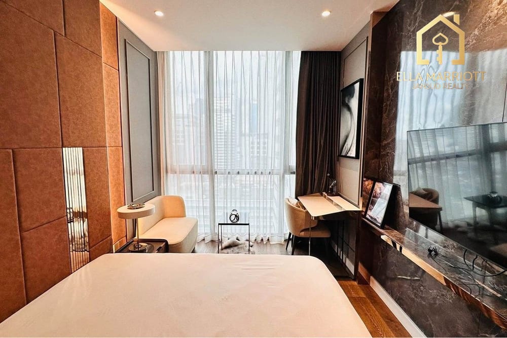 Rent 120K | 100sqm 3BR 2BA 17th Fl | German Kitchen & Wine Cab 6