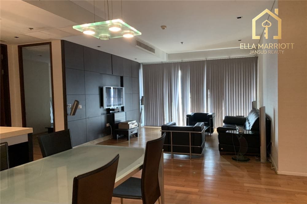 Rent 70K | 109sqm 2BR 2BA 15th Fl | Big Balcony & View | BTS Asok 2