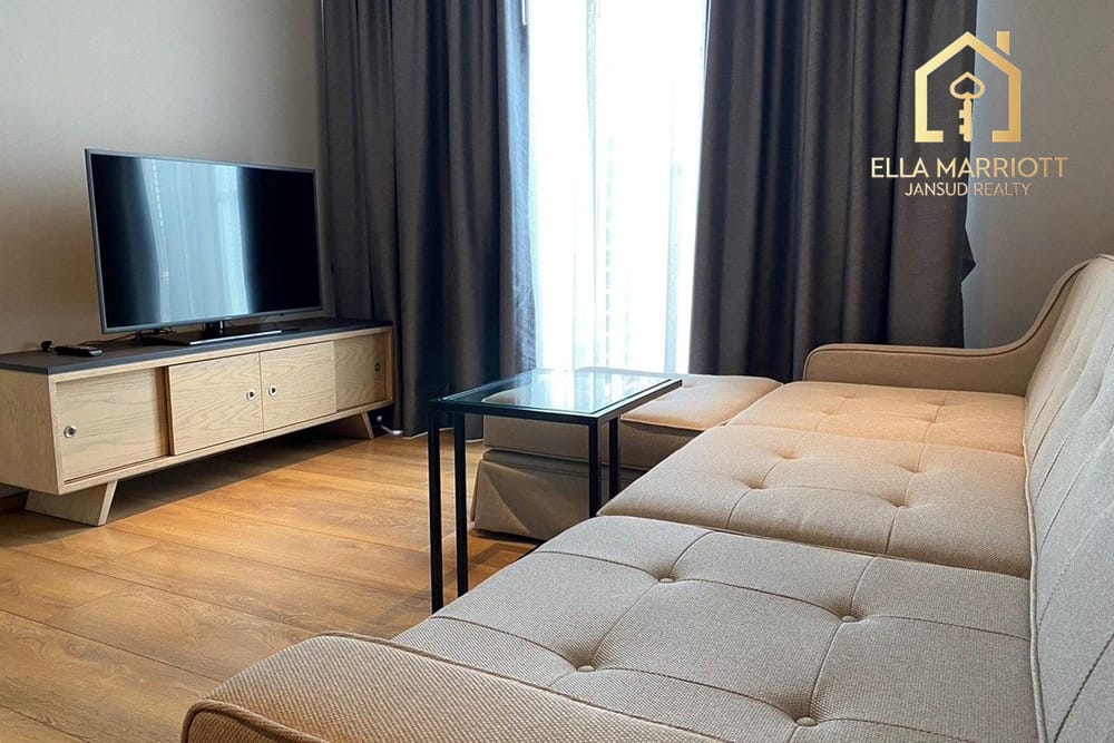 Modern 2BR Condo for Rent 45K | 55sqm | 15th Fl with Mid-High View near BTS Phrom Phong 2