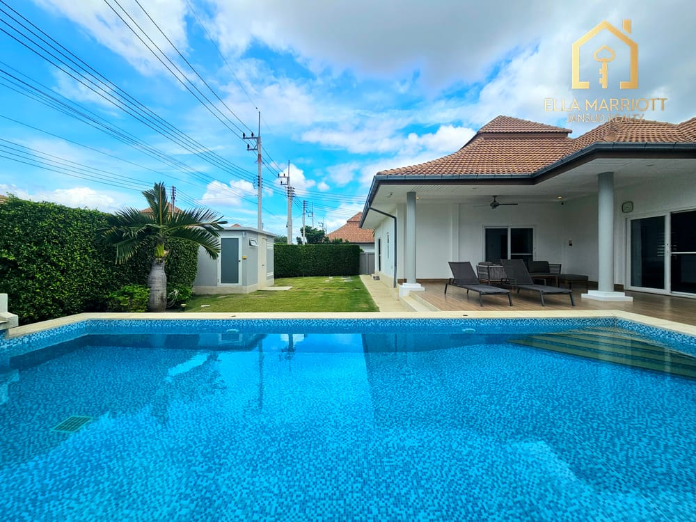 Großzügige 3-Schlafzimmer Pool-Villa in Hua Hin 112 – Khao Tao zu verkaufen – mit 24/7 Sicherheit 29