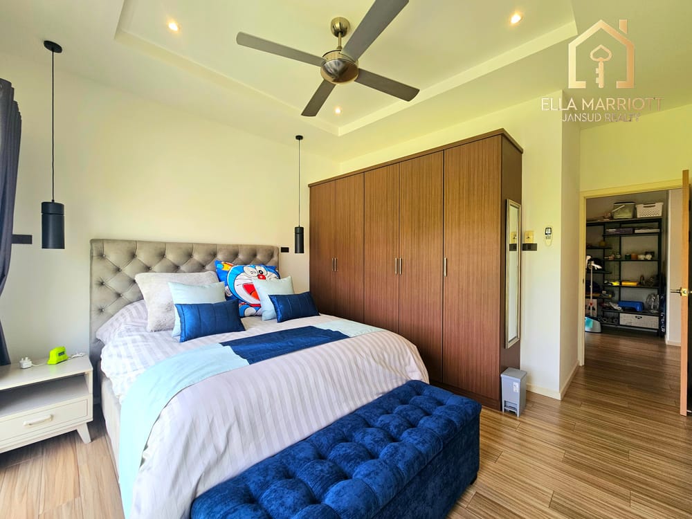 Großzügige 3-Schlafzimmer Pool-Villa in Hua Hin 112 – Khao Tao zu verkaufen – mit 24/7 Sicherheit 37