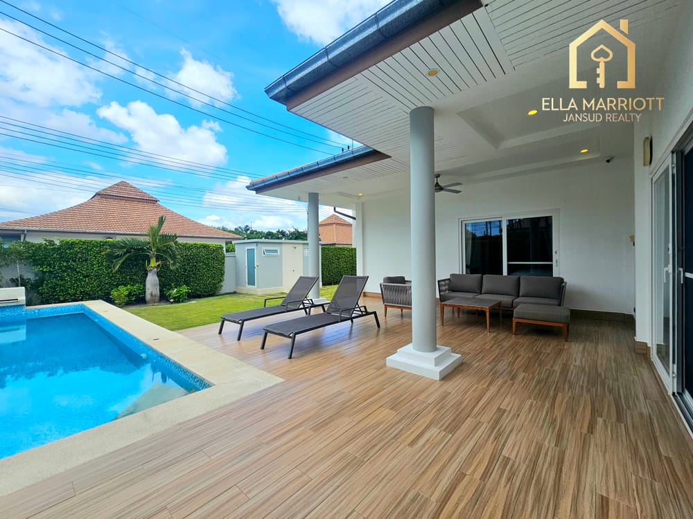 Großzügige 3-Schlafzimmer Pool-Villa in Hua Hin 112 – Khao Tao zu verkaufen – mit 24/7 Sicherheit 38
