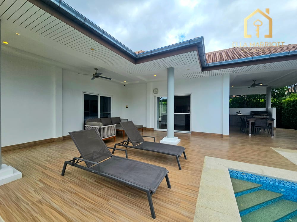 Großzügige 3-Schlafzimmer Pool-Villa in Hua Hin 112 – Khao Tao zu verkaufen – mit 24/7 Sicherheit 44