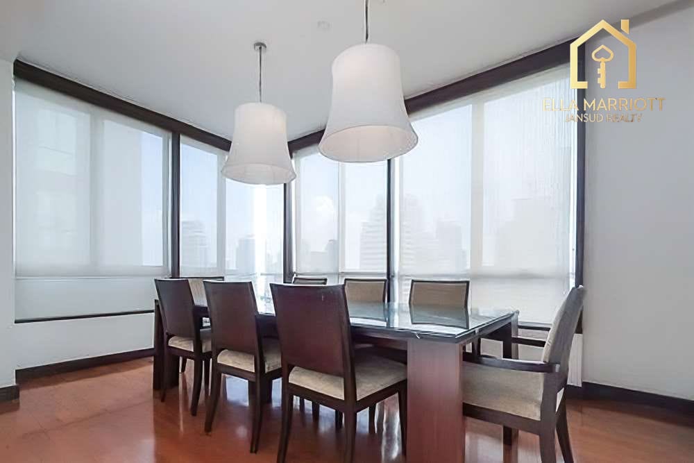 Rent 95K | 231sqm 3+1BR | Thonglor High-Rise | Big Balcony 4