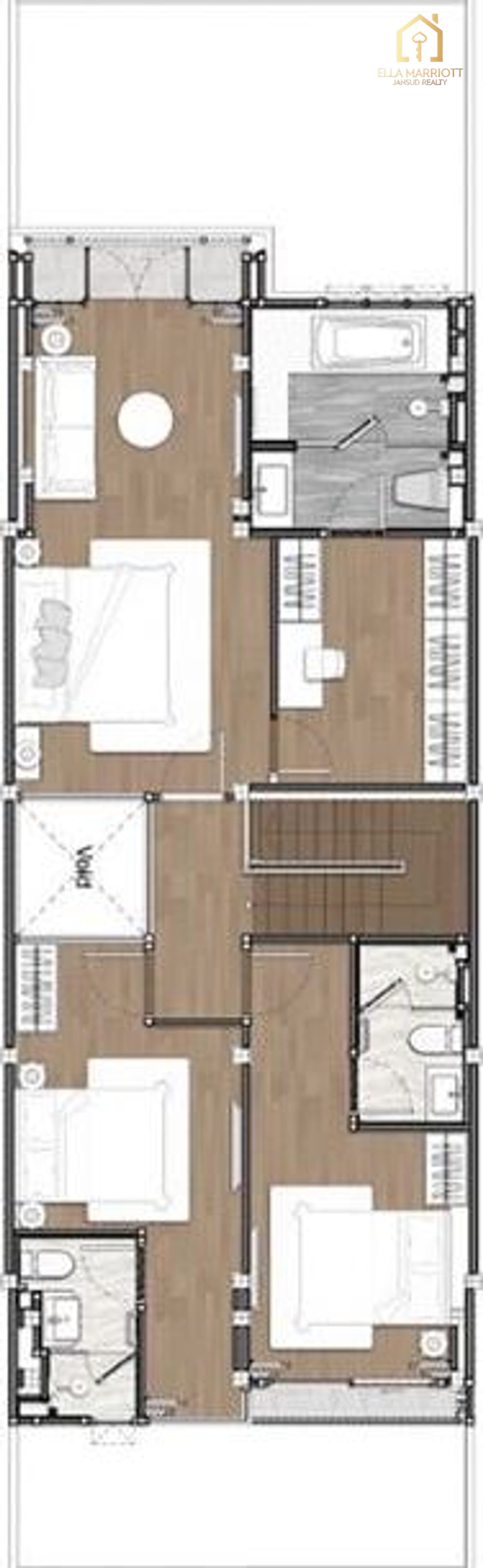 Renovated Modern Townhouse for Sale in Thonglor – 3+1 Bedrooms, 220sqm, 2 Minutes to Thonglor 17