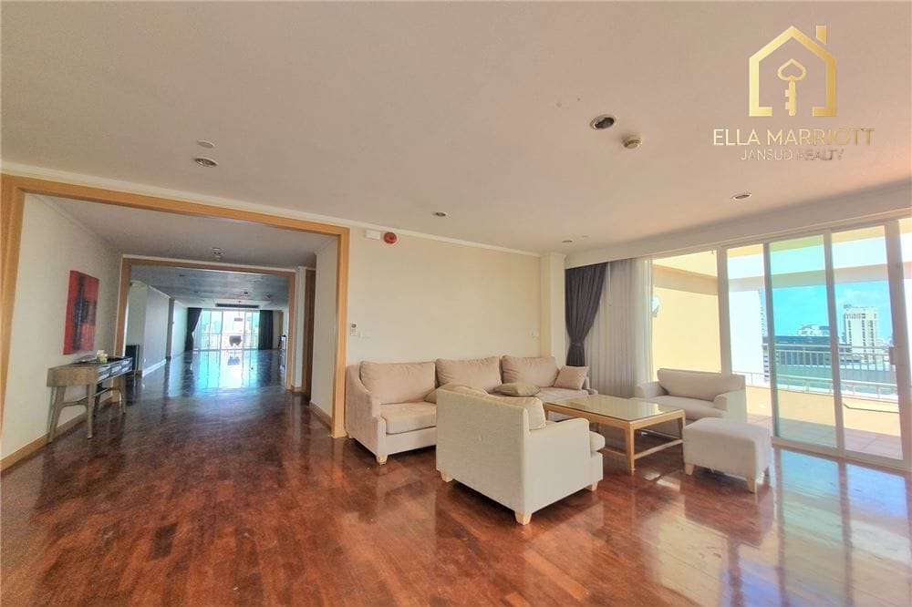 Luxurious 4BR Penthouse Duplex for Rent in Phrom Phong - 454sqm with 2 Living Areas 2