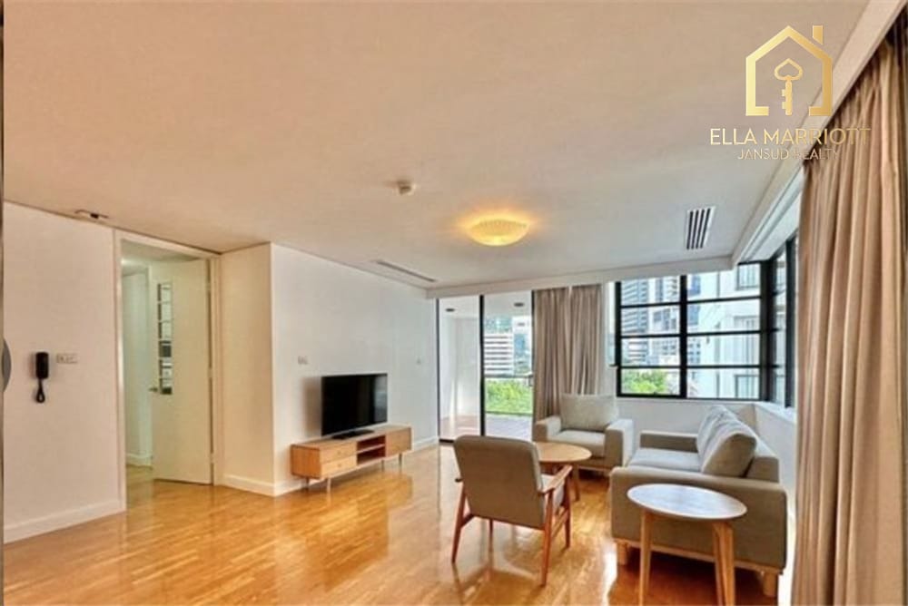 Rent 80K | 148sqm 3BR Low-Rise | Sathorn Soi 1 | Walk to MRT Lumpini 1