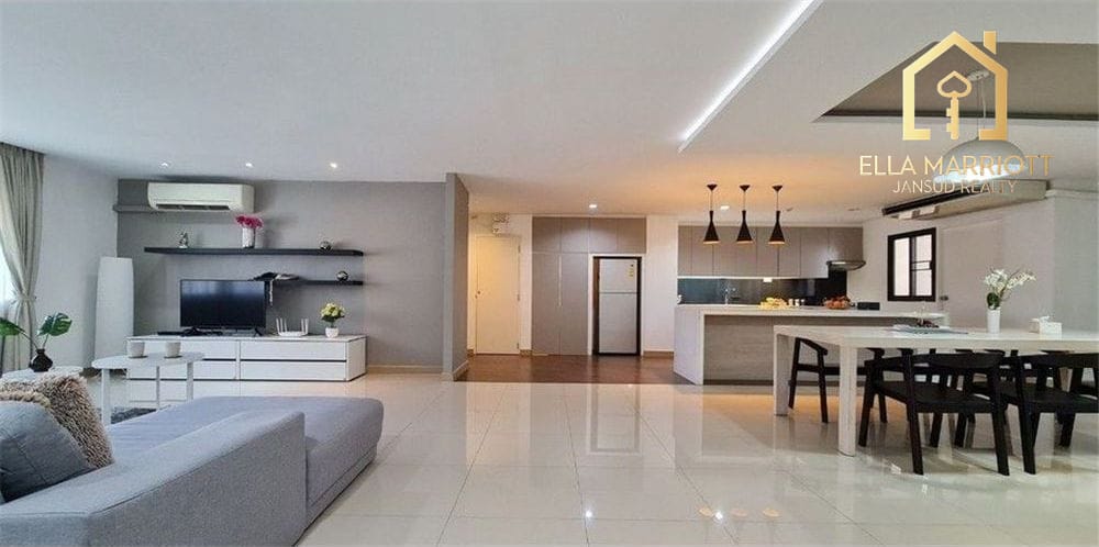 Rent 75K | 220sqm Thonglor Gem | 3BR Reno | Pet-Friendly 1