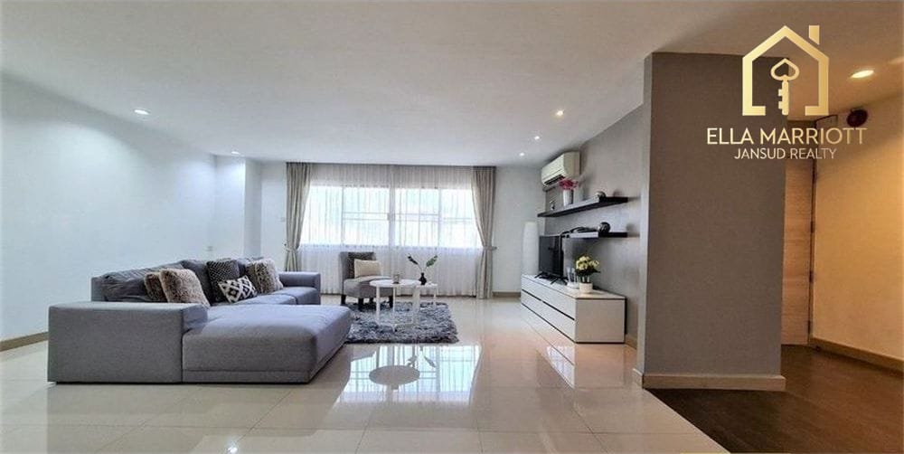 Rent 75K | 220sqm Thonglor Gem | 3BR Reno | Pet-Friendly 2