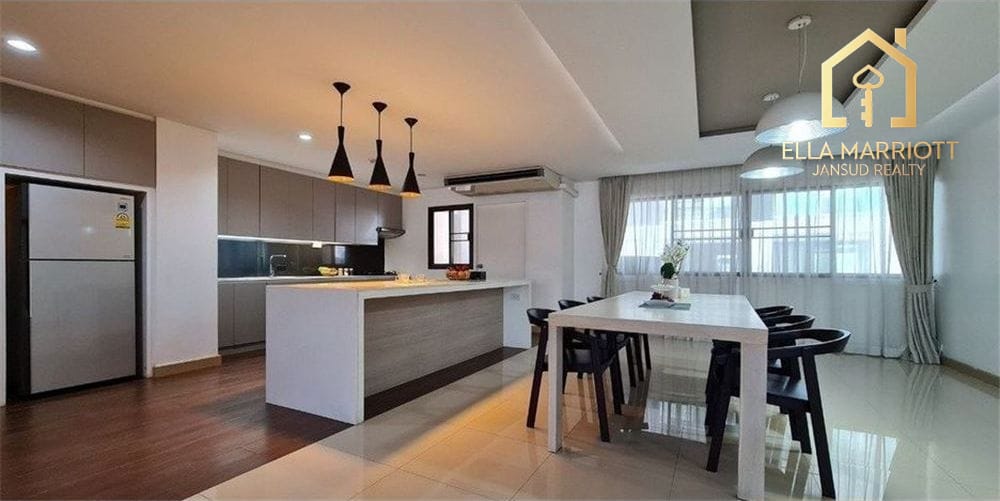Rent 75K | 220sqm Thonglor Gem | 3BR Reno | Pet-Friendly 4