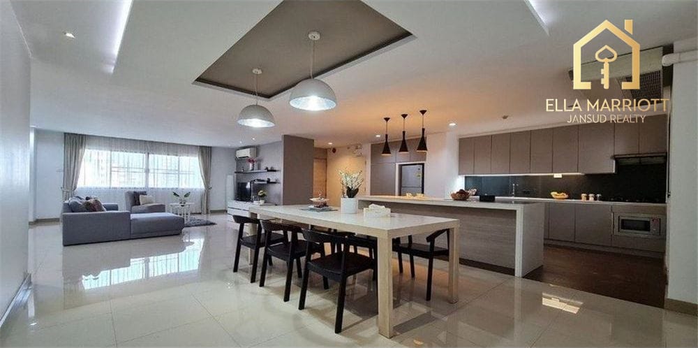 Rent 75K | 220sqm Thonglor Gem | 3BR Reno | Pet-Friendly 5