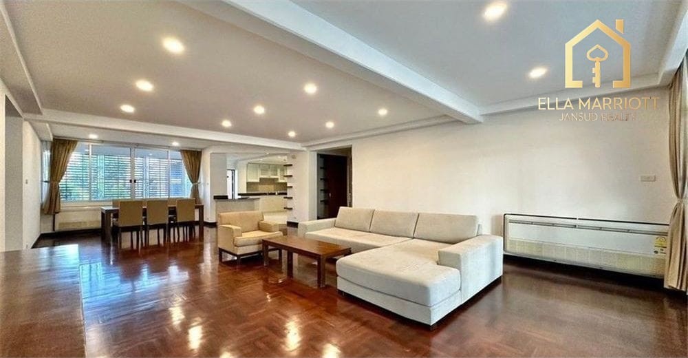 For Rent - Spacious 3BR Low-Rise Apartment in Sukhumvit 27 | 230 sqm 2
