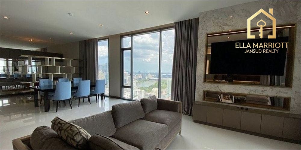 Ultra-Luxuriöse 3-Schlafzimmer-Eigentumswohnung mit Mieter in Q1 Sukhumvit zu verkaufen 2