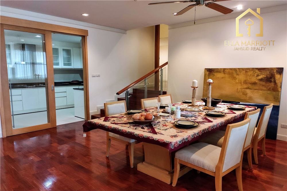 Haustierfreundliche 3-Schlafzimmer-Wohnung zu vermieten in Sukhumvit 22 Nähe BTS Phrom Phong 3