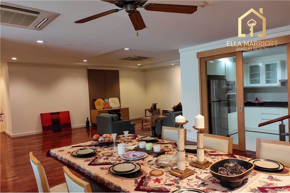 Haustierfreundliche 3-Schlafzimmer-Wohnung zu vermieten in Sukhumvit 22 Nähe BTS Phrom Phong 4
