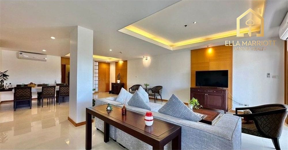 Haustierfreundliche 2-Schlafzimmer-Wohnung zur Miete in Sathorn 4