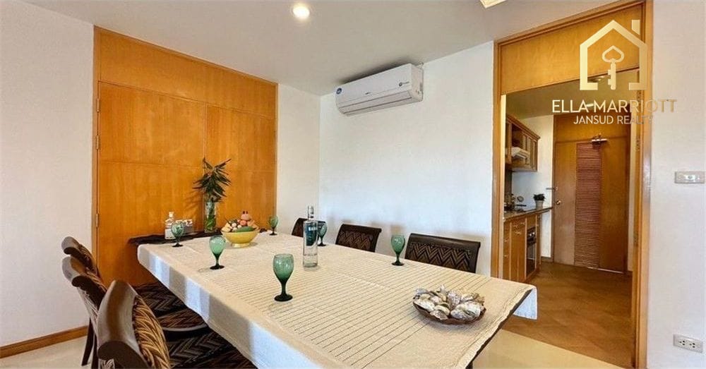 Haustierfreundliche 2-Schlafzimmer-Wohnung zur Miete in Sathorn 6
