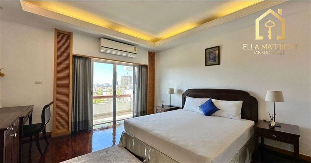 Haustierfreundliche 2-Schlafzimmer-Wohnung zur Miete in Sathorn 9
