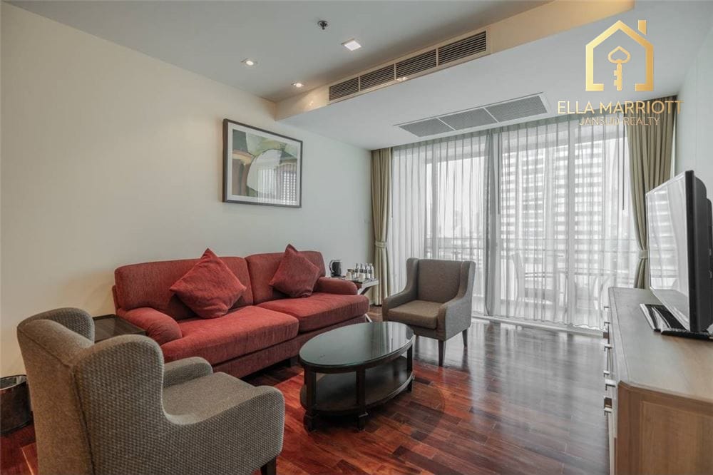 Wohnung mit 2 Schlafzimmern zu vermieten in Sukhumvit 20 – 111 m², Inklusive Serviceleistungen, Haustierfreundlich, 85.000. 2