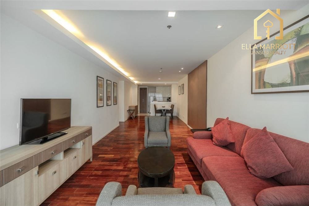 Wohnung mit 2 Schlafzimmern zu vermieten in Sukhumvit 20 – 111 m², Inklusive Serviceleistungen, Haustierfreundlich, 85.000. 3