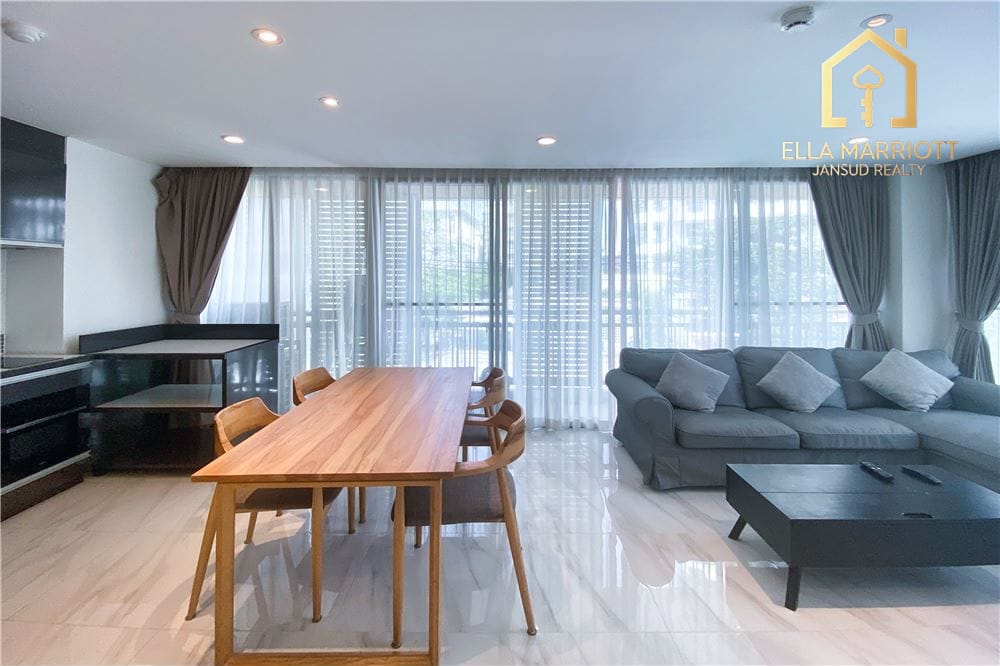 Haustierfreundliche 3-Schlafzimmer-Wohnung zur Miete in Thong Lo 13 - 128m² mit Shuttle-Service - 78K 2