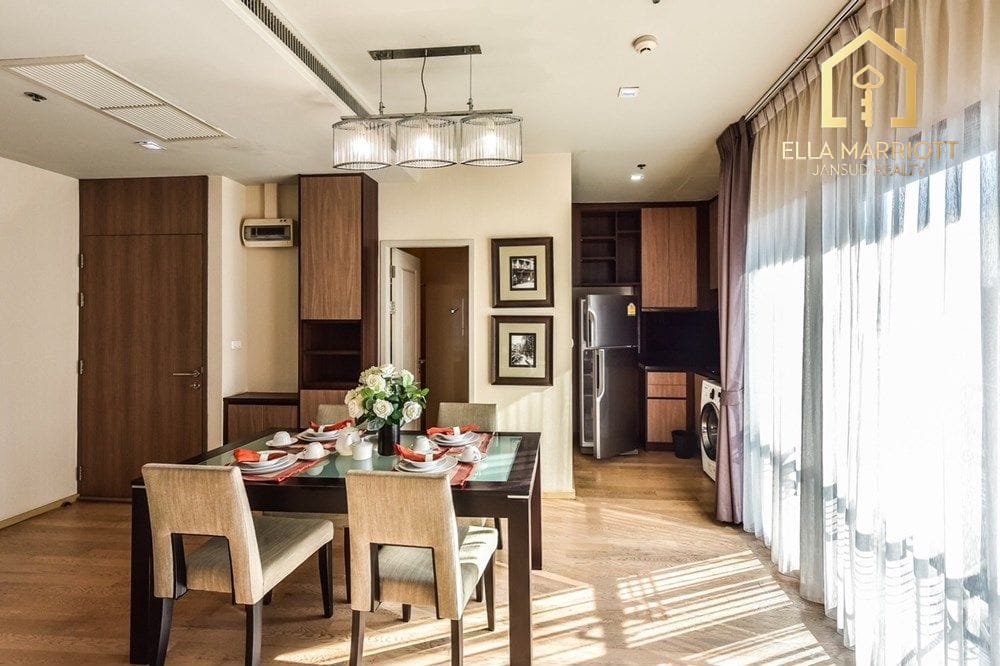 2-Schlafzimmer-Eigentumswohnung im Noble Refine – 5 Gehminuten zur BTS Phrom Phong 4