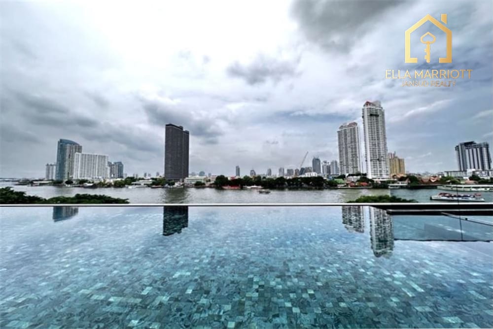 Elegante 2-Zimmer-Eigentumswohnung nahe BTS Saphan Taksin – 16 Gehminuten in Bangkoks Elite-Residenzen 25
