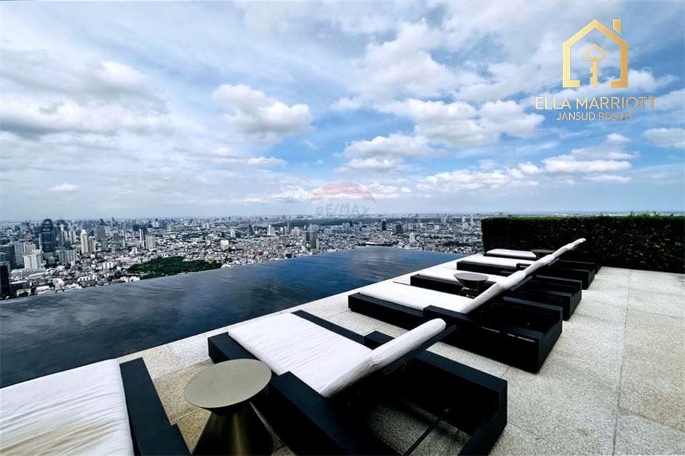 Elegante 2-Zimmer-Eigentumswohnung nahe BTS Saphan Taksin – 16 Gehminuten in Bangkoks Elite-Residenzen 45