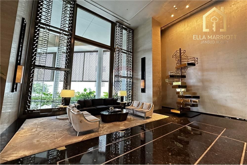Elegante 2-Zimmer-Eigentumswohnung nahe BTS Saphan Taksin – 16 Gehminuten in Bangkoks Elite-Residenzen 50