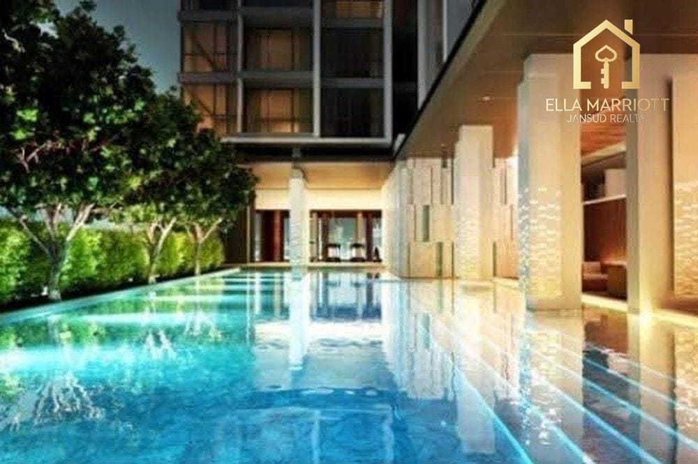 2-Zimmer-Eigentumswohnung in hoher Etage im The Room Sukhumvit 69 – 3 Gehminuten zur BTS Phra Khanong 11