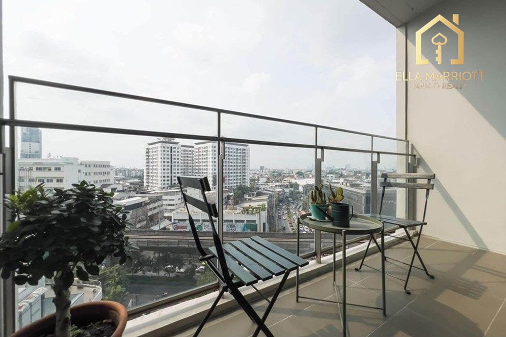2-Zimmer-Eigentumswohnung in hoher Etage im The Room Sukhumvit 69 – 3 Gehminuten zur BTS Phra Khanong 3