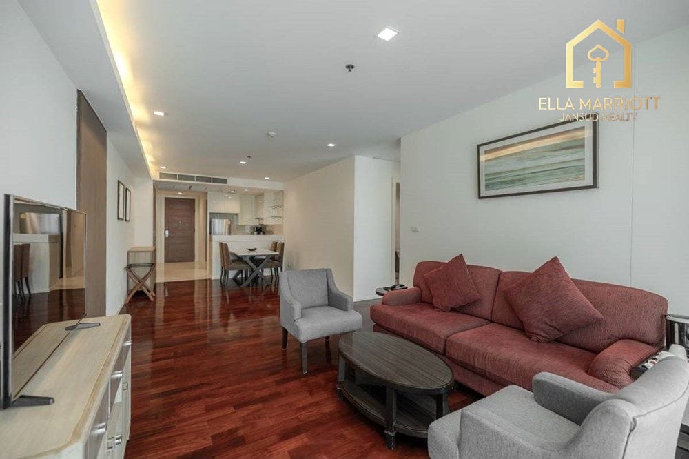 2-Bedroom Condo for Rent Newly Renovated High-Floor in Asoke 2