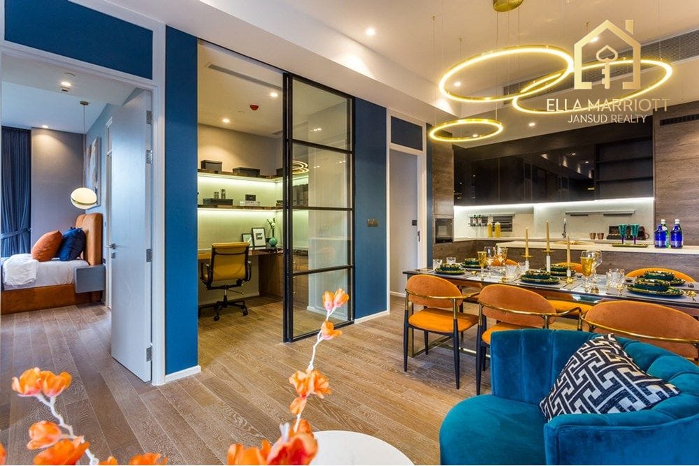2-Bedroom Condo at MUNIQ LANGSUAN — 18 min walk to BTS Ratchadamri 3