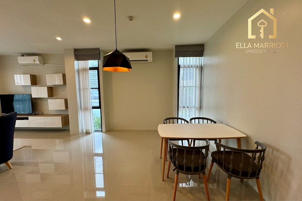 Rent 52K | 120sqm 2BR | Steps to BTS Thonglor | Pet-Friendly 4