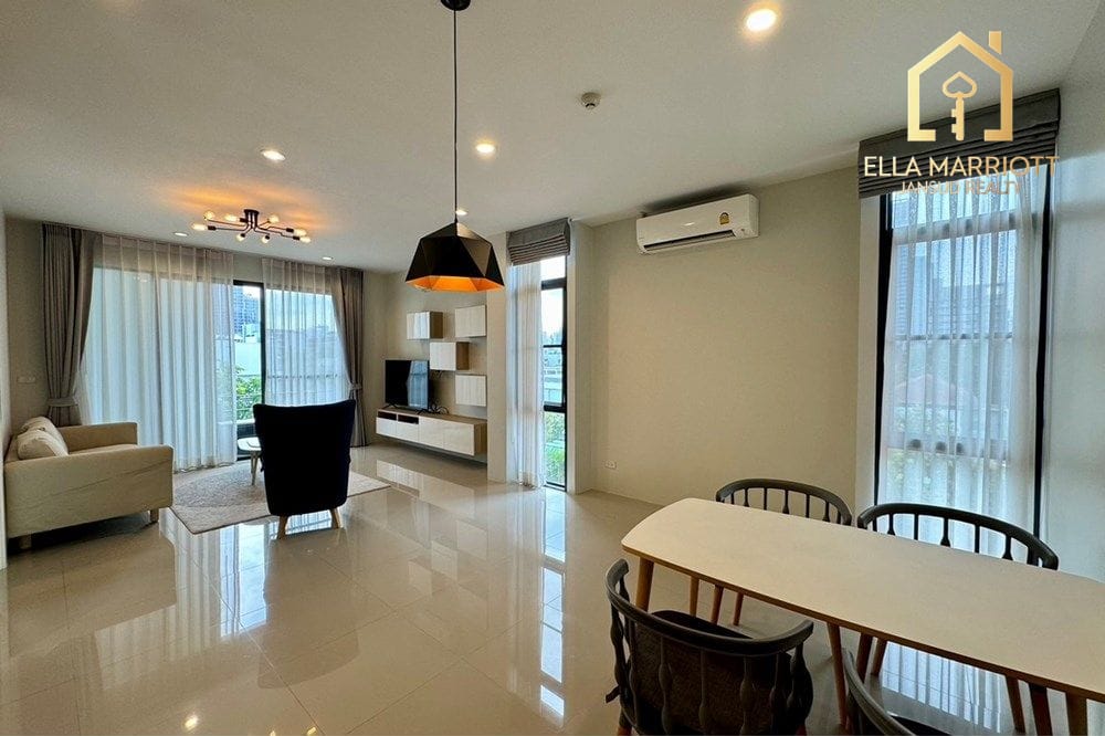 Rent 52K | 120sqm 2BR | Steps to BTS Thonglor | Pet-Friendly 5