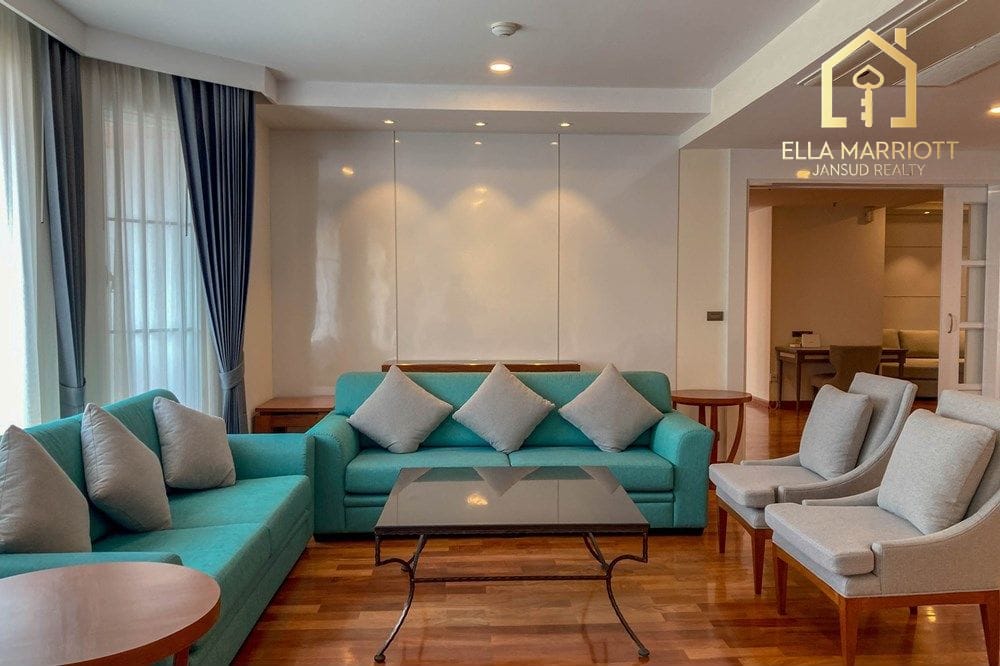 4 bed for rent pet friendly BTS Nana -Asoke near Queen Sirikit Park 2