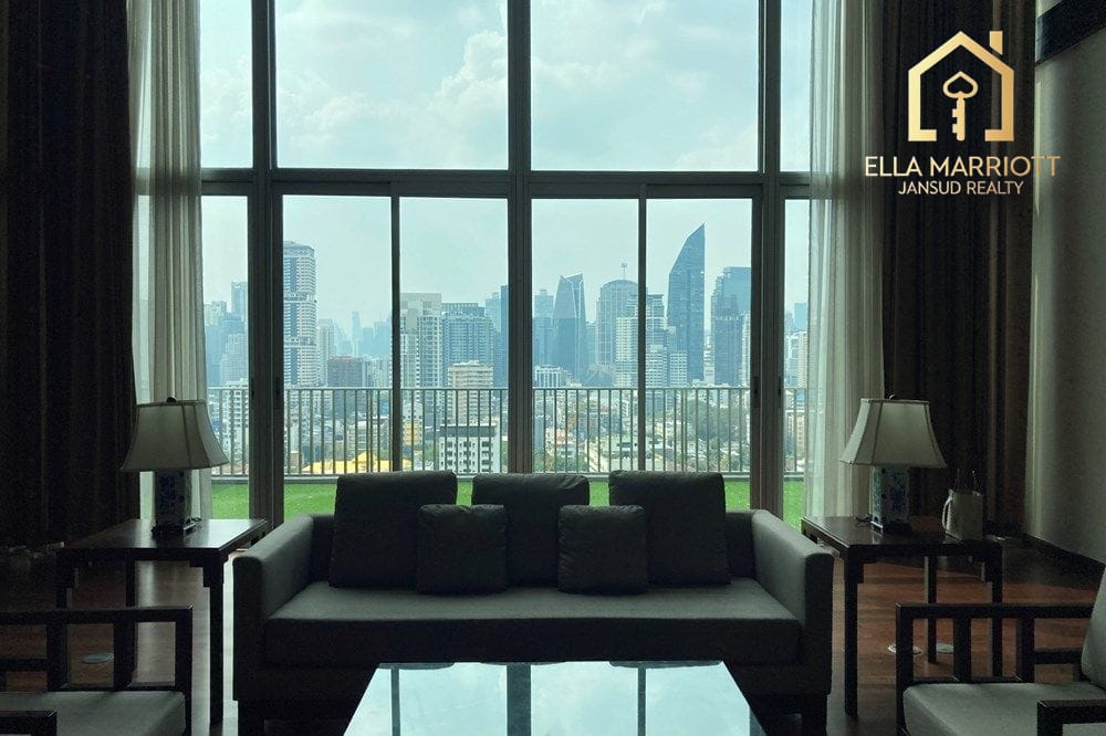 Luxury 550sqm Duplex Sky Villa for Rent near Thonglor BTS - 4+1 Bedrooms 10