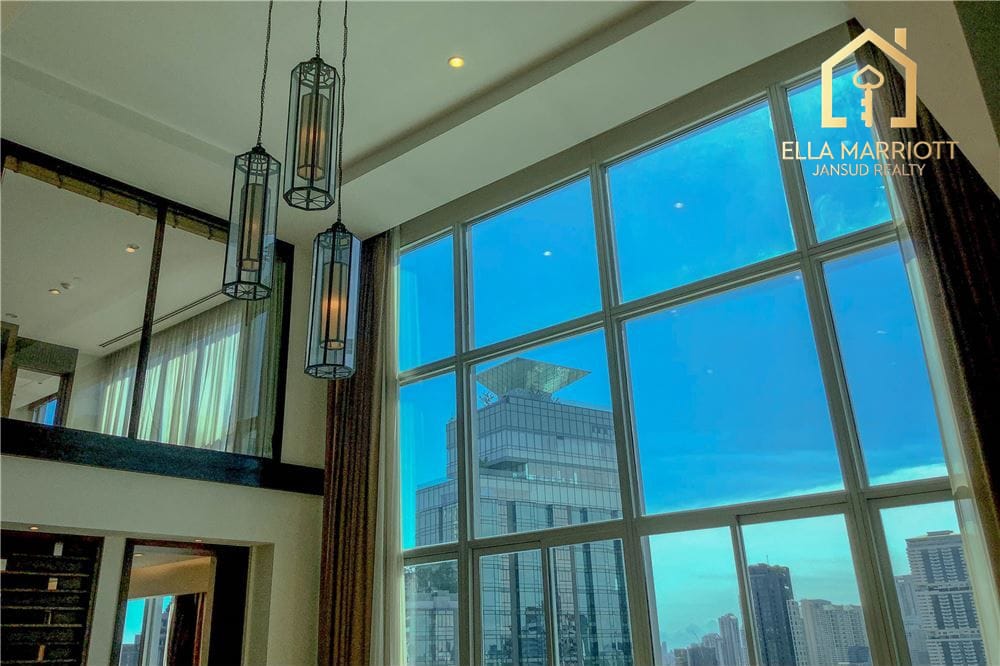 Luxury 550sqm Duplex Sky Villa for Rent near Thonglor BTS - 4+1 Bedrooms 7