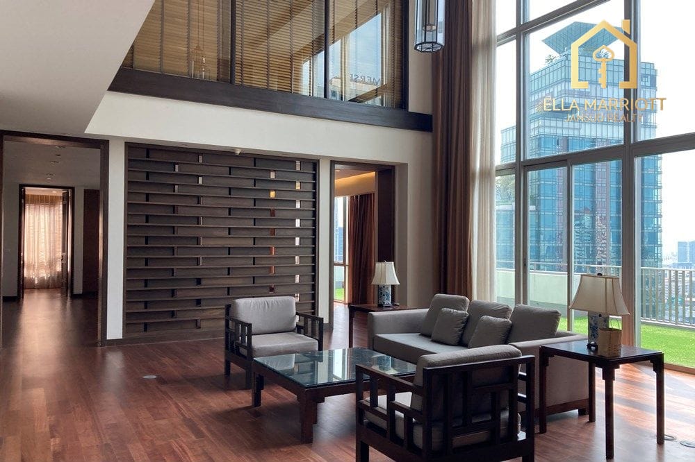 Luxury 550sqm Duplex Sky Villa for Rent near Thonglor BTS - 4+1 Bedrooms 8