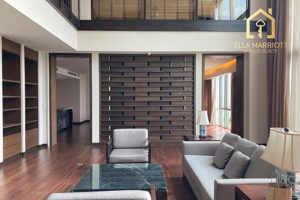 Luxury 550sqm Duplex Sky Villa for Rent near Thonglor BTS - 4+1 Bedrooms 9