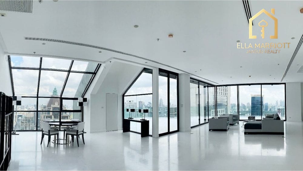 Sathorn Garden Duplex Luxury Penthouse with Panoramic View For Sale 10