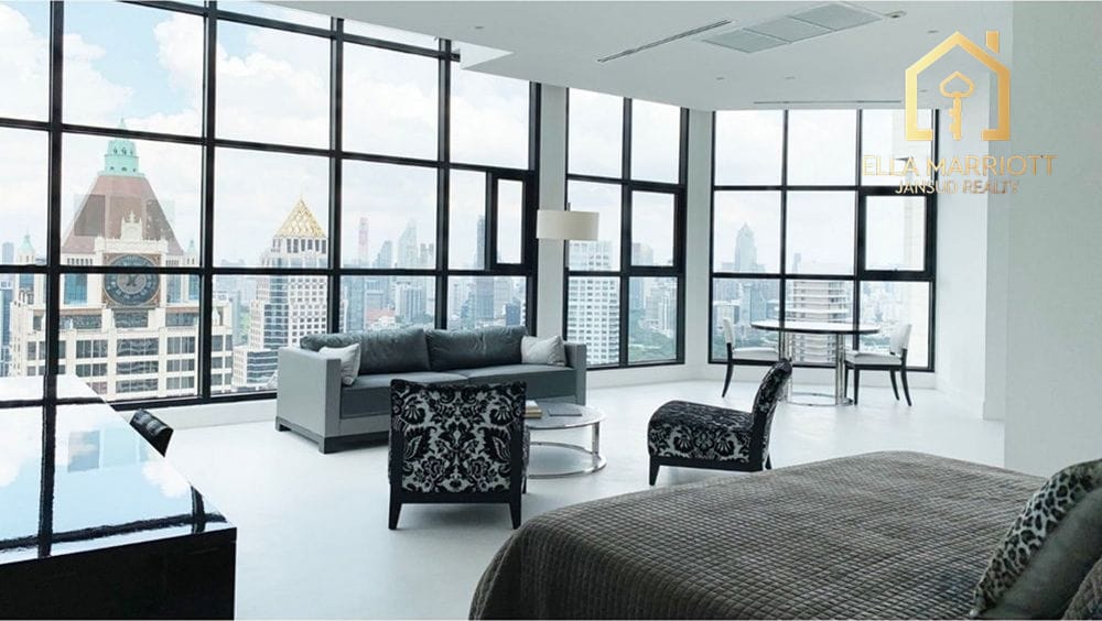 Sathorn Garden Duplex Luxury Penthouse with Panoramic View For Sale 4