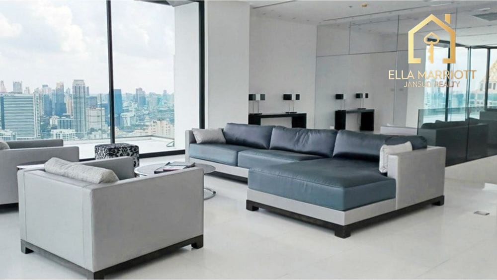 Sathorn Garden Duplex Luxury Penthouse with Panoramic View For Sale 9