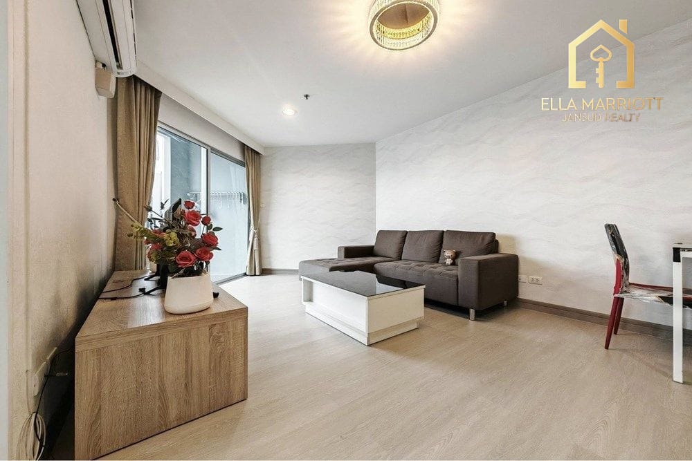 Hoch gelegene 2-Zimmer-Eigentumswohnung (68 m²) im Belle Grand Rama 9 | 11 Gehminuten zur MRT Phra Ram 9 3