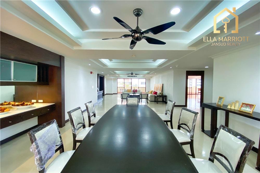 Rent 100K | 330sqm 3BR Sky Mansion | Pet-Friendly | Asoke-Sukhumvit 23 4